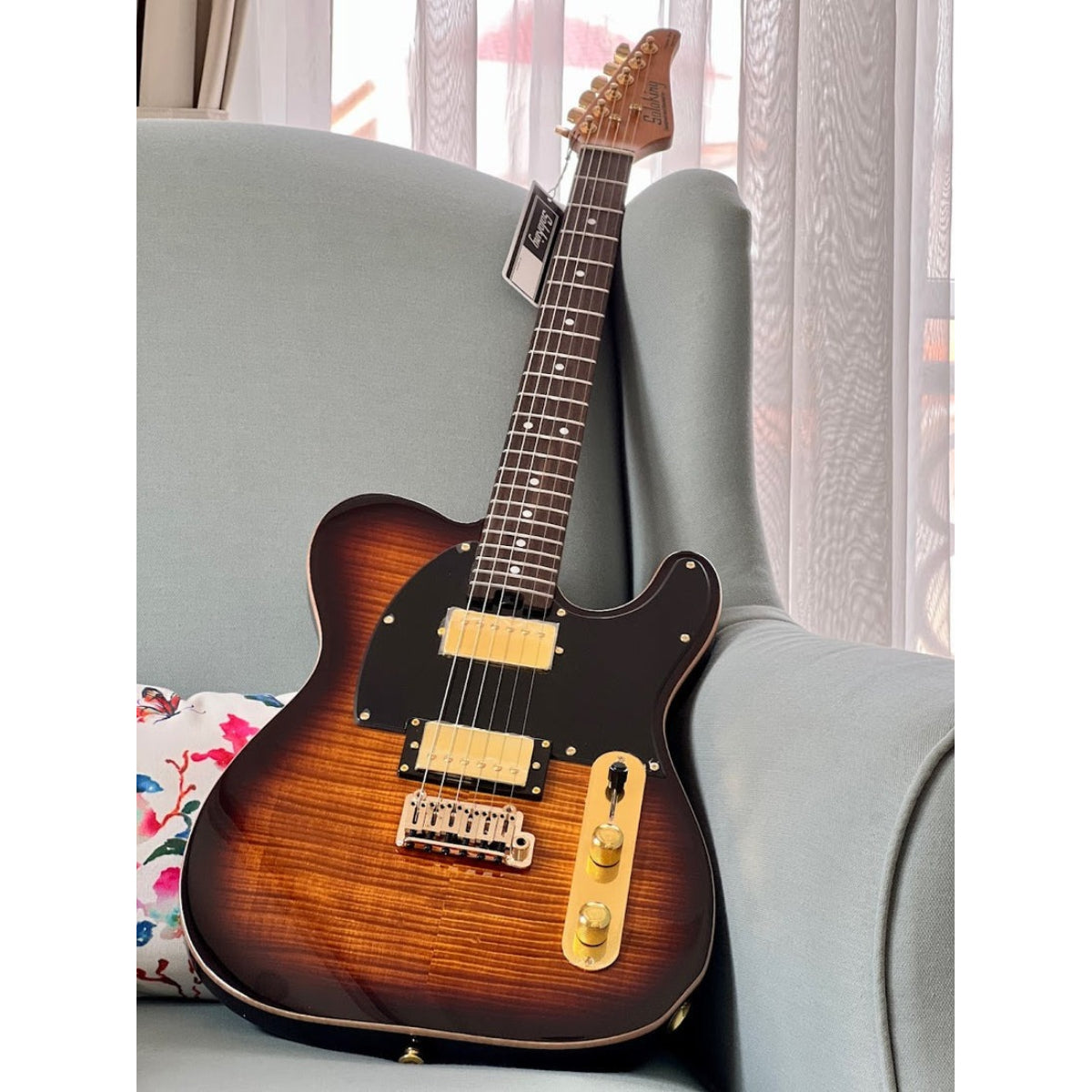 Đàn Guitar Điện Soloking MT1 FM 22 Deluxe HH, Shaded Edgeburst Nafiri Special Run
