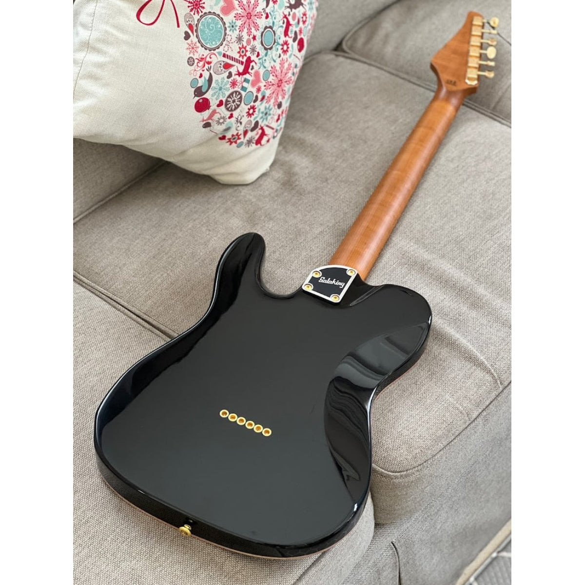 Đàn Guitar Điện Soloking MT1 FM 22 Deluxe Hotrail, Brown Sunburst