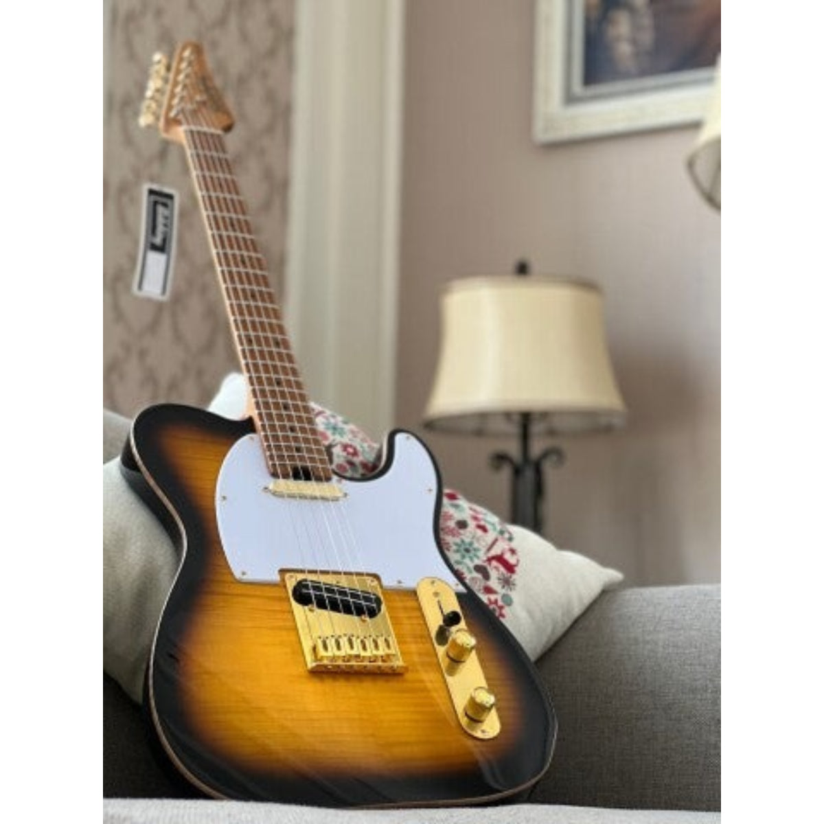 Đàn Guitar Điện Soloking MT1 FM 22 Deluxe Hotrail, Brown Sunburst