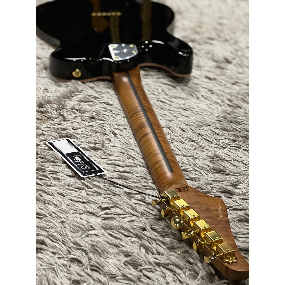 Đàn Guitar Điện Soloking MT1 FM 22 Deluxe Hotrail, One Piece Roasted Flame Neck, Brown Sunburst