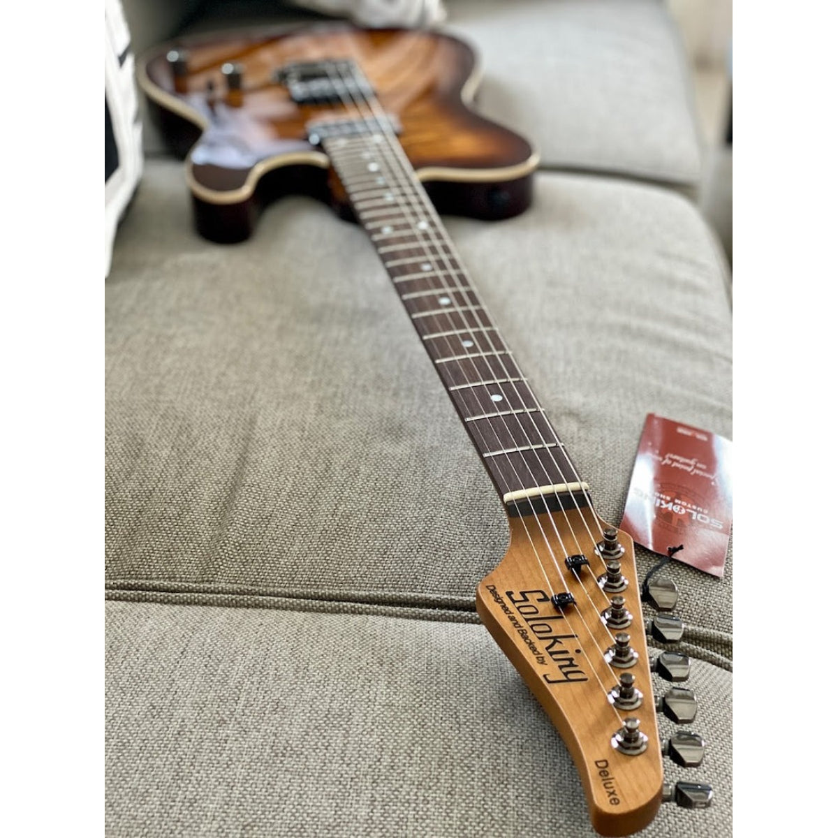 Đàn Guitar Điện Soloking MT1 FM 24 Deluxe MKII, Bengal Burst