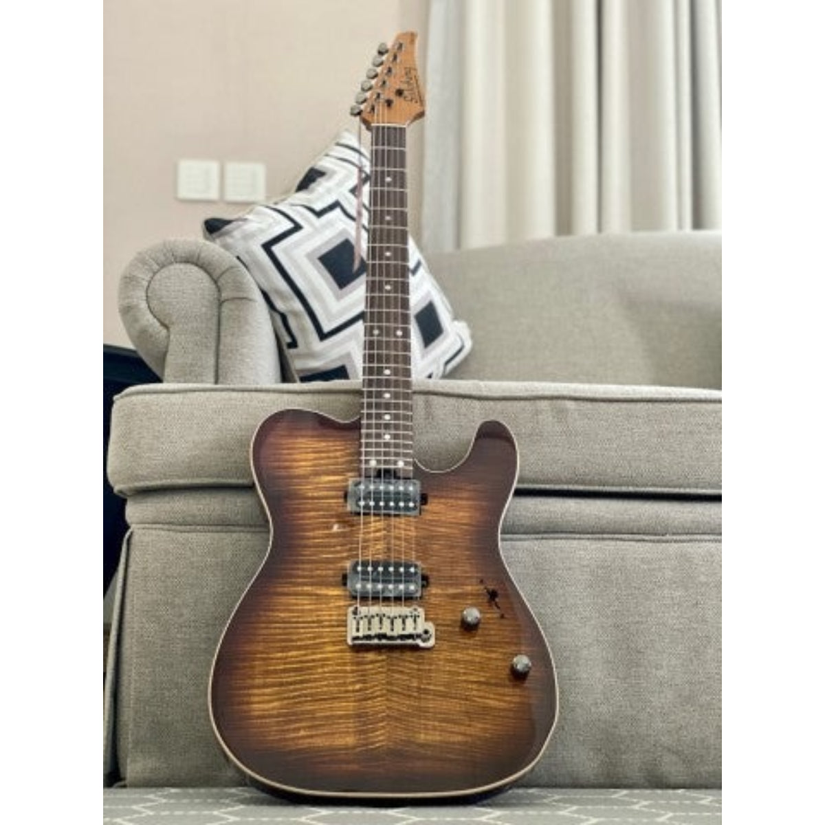 Đàn Guitar Điện Soloking MT1 FM 24 Deluxe MKII, Bengal Burst