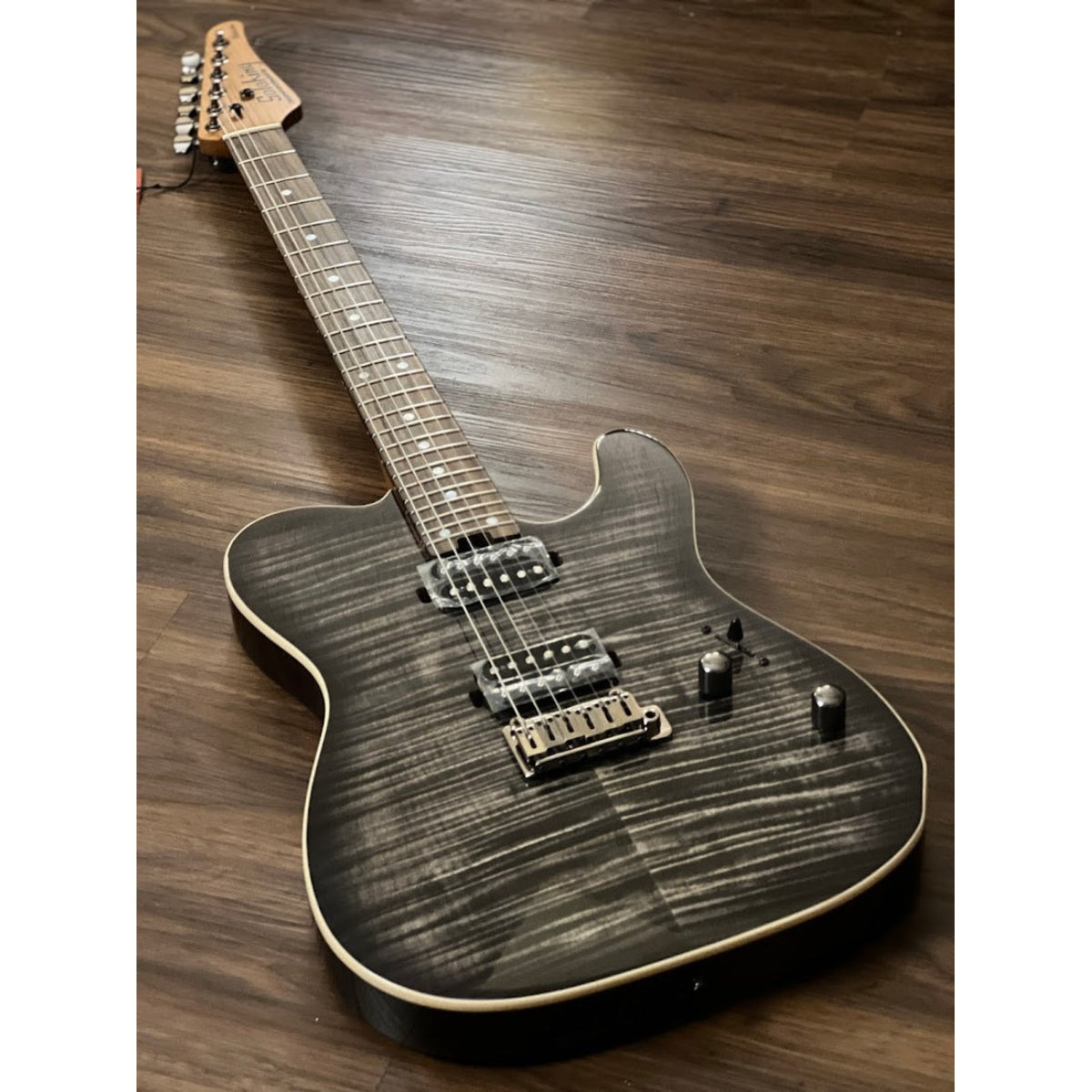 Đàn Guitar Điện Soloking MT1 FM 24 Deluxe, Charcoal Burst