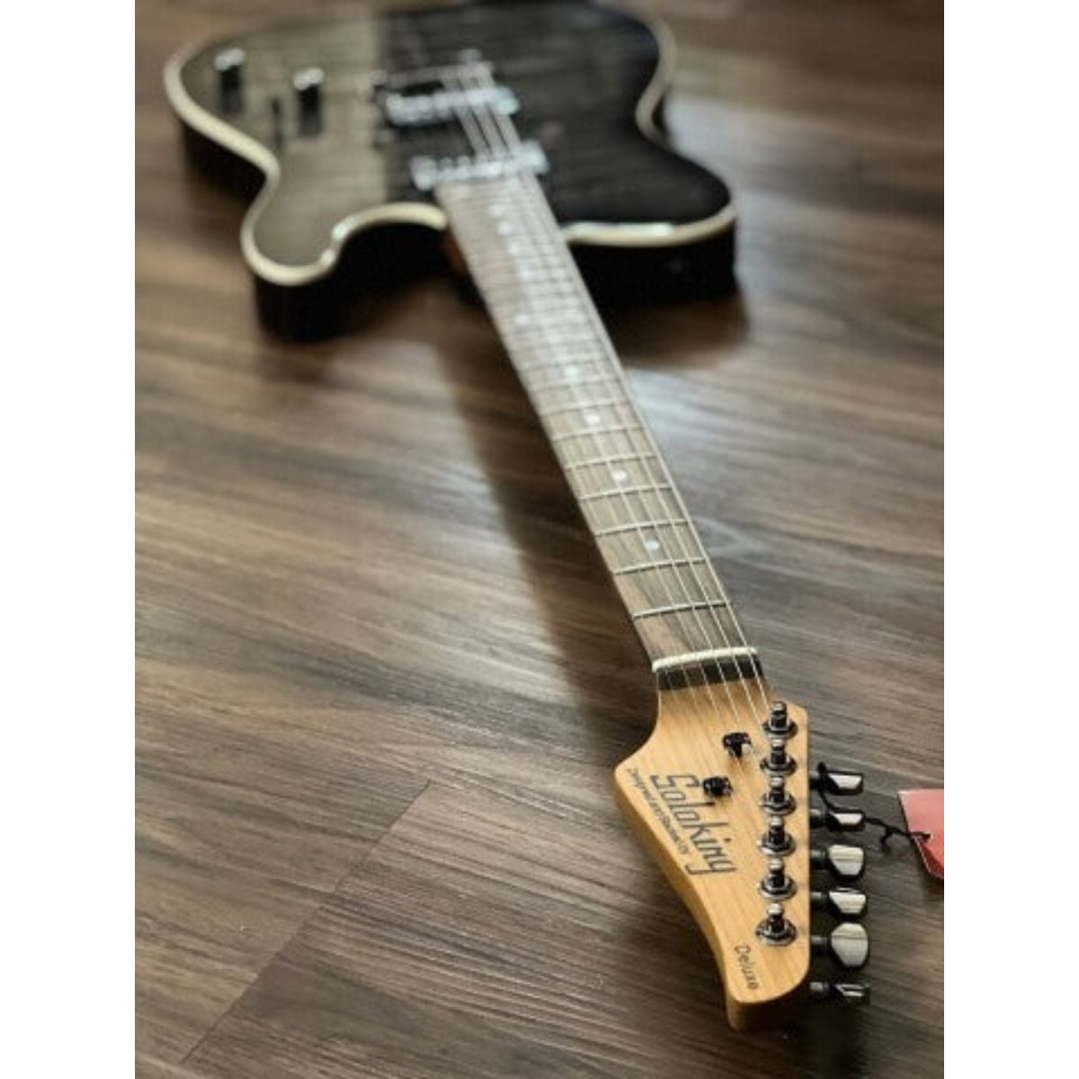 Đàn Guitar Điện Soloking MT1 FM 24 Deluxe, Charcoal Burst