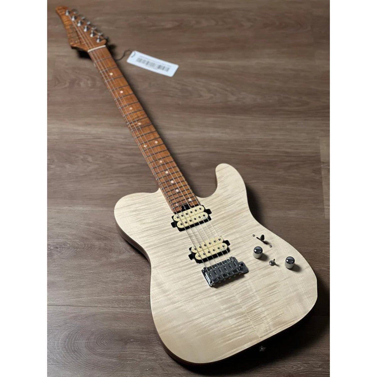Đàn Guitar Điện Soloking MT1 FM Deluxe 24 HH FMN, Roasted Flame Maple Neck, Natural Satin