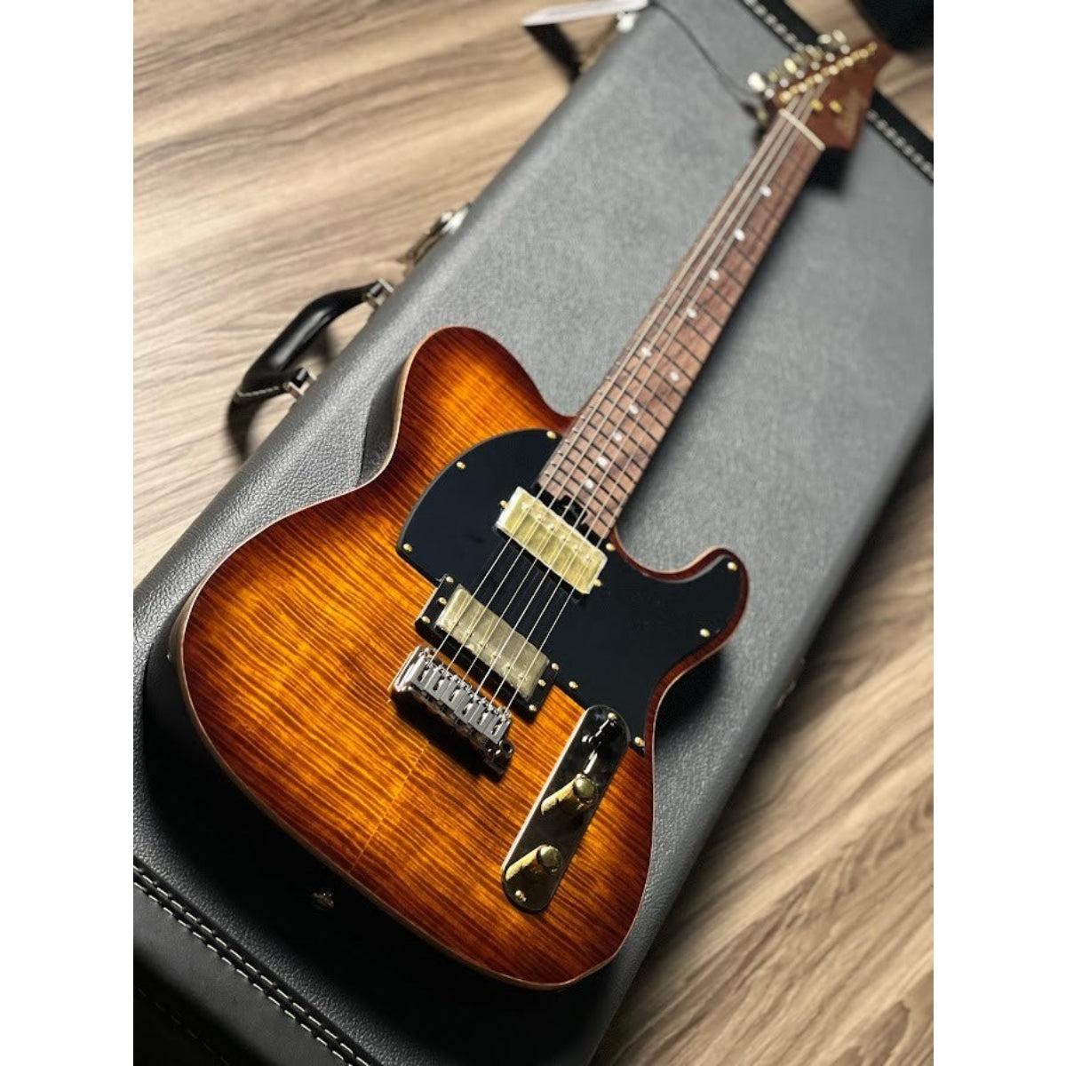 Đàn Guitar Điện Soloking MT1 FMT 22 Deluxe HH, Shaded Edgeburst Nafiri Special Run
