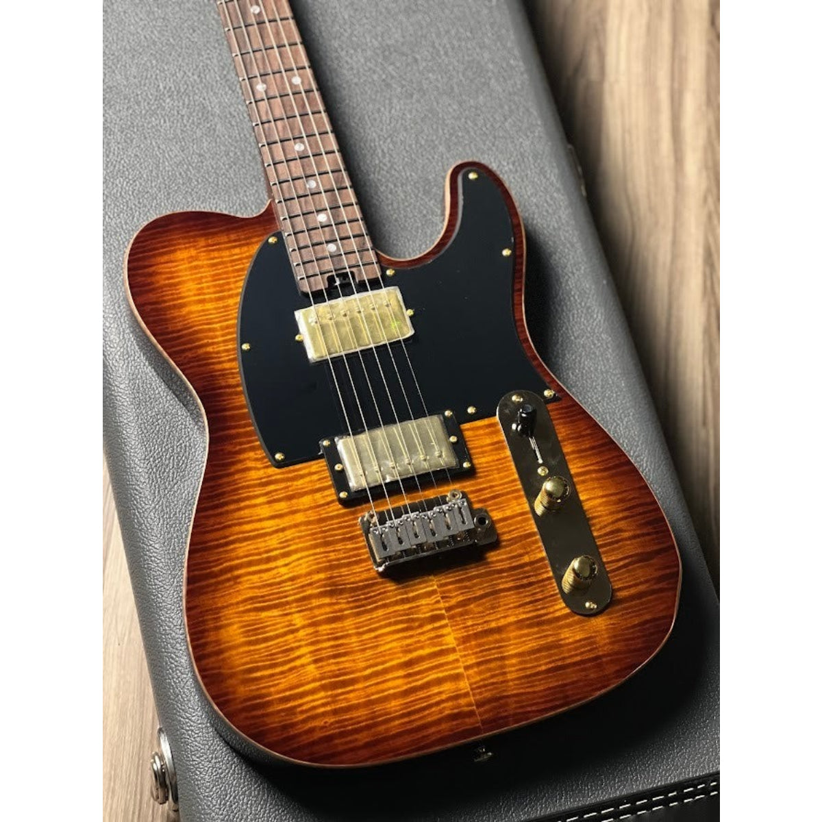 Đàn Guitar Điện Soloking MT1 FMT 22 Deluxe HH, Shaded Edgeburst Nafiri Special Run