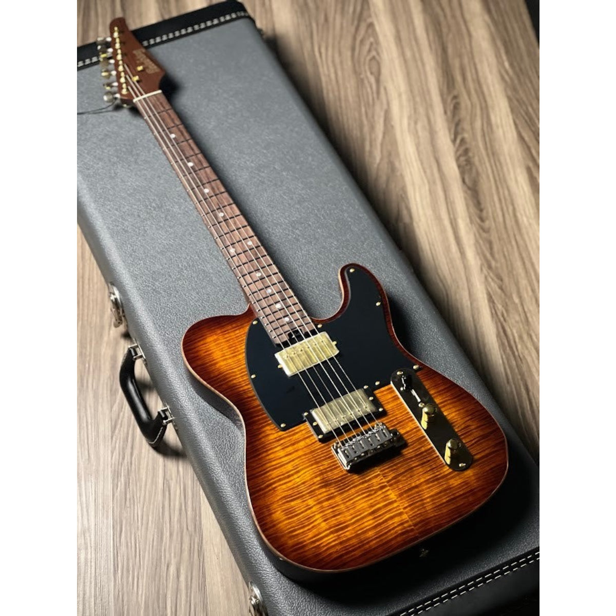 Đàn Guitar Điện Soloking MT1 FMT 22 Deluxe HH, Shaded Edgeburst Nafiri Special Run