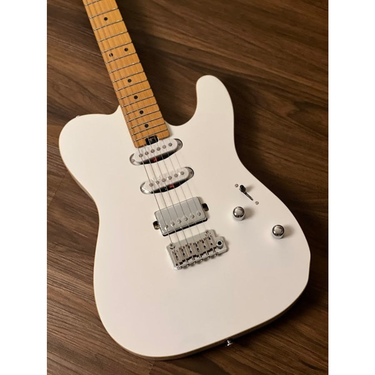 Đàn Guitar Điện Soloking MT1 Modern 22 HSS, Olympic White