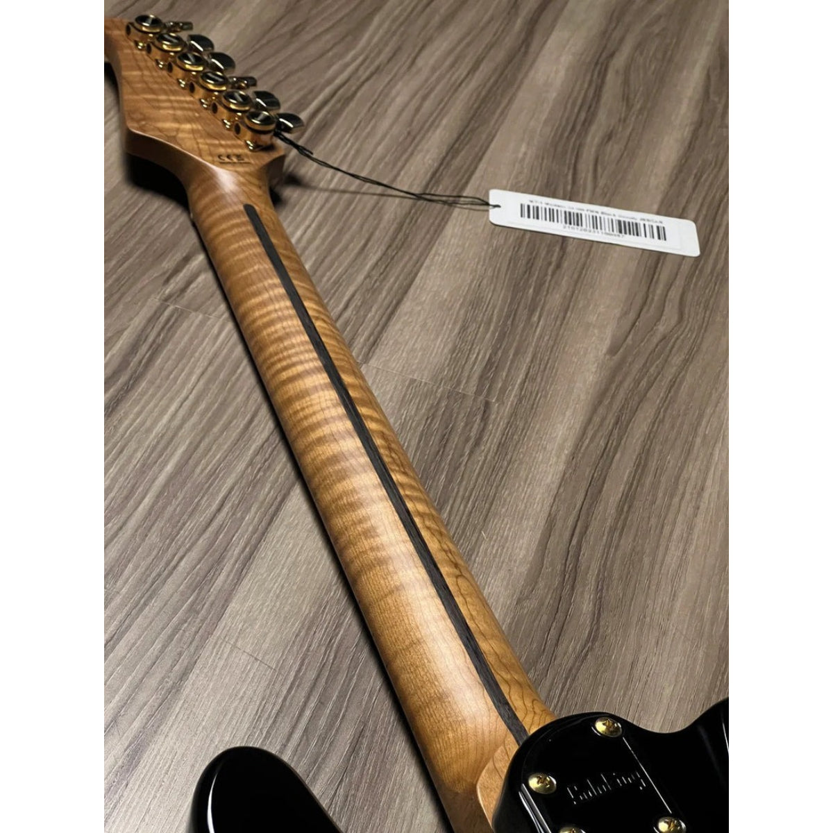 Đàn Guitar Điện Soloking MT1 Modern 24 HH FMN, Roasted Flame Maple Neck, Black Beauty JESCAR