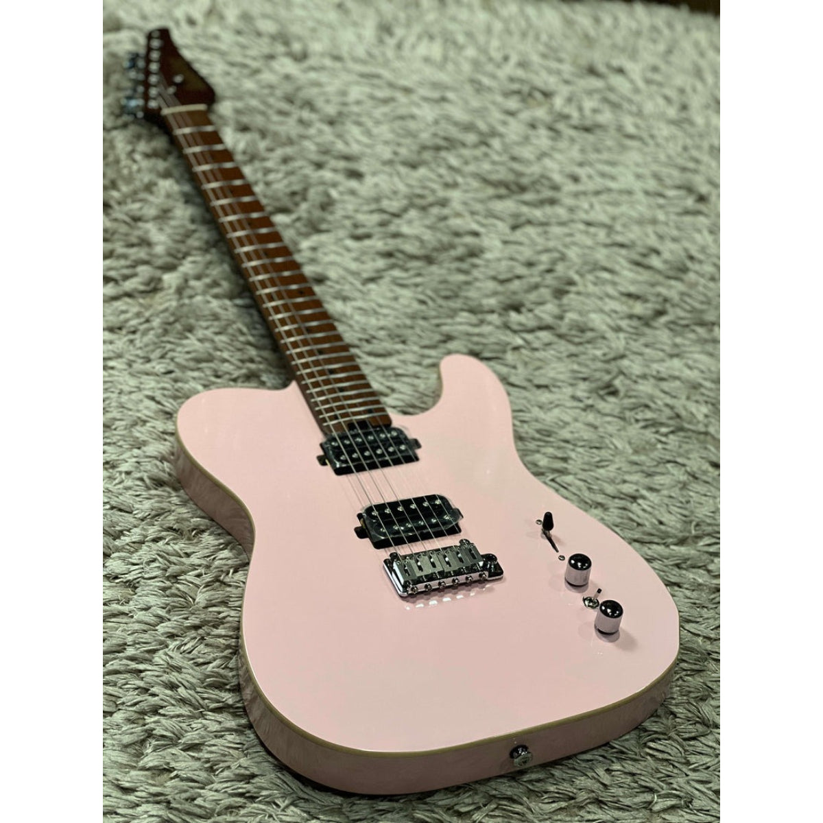 Đàn Guitar Điện Soloking MT1 Modern HH 24 Pro, 9 Sound Switch, Shell Pink