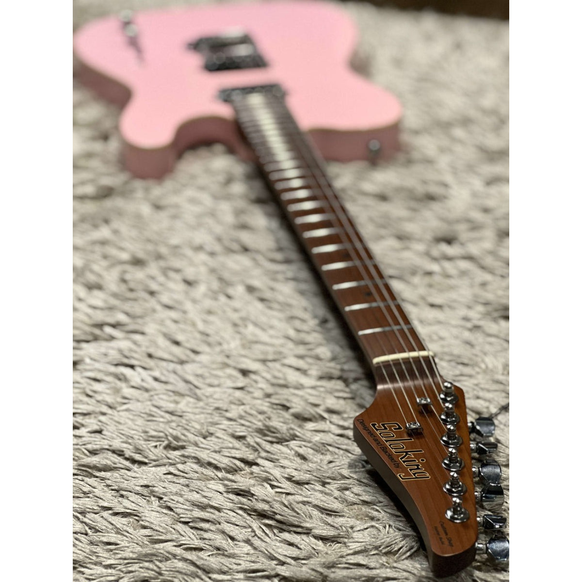 Đàn Guitar Điện Soloking MT1 Modern HH 24 Pro, 9 Sound Switch, Shell Pink