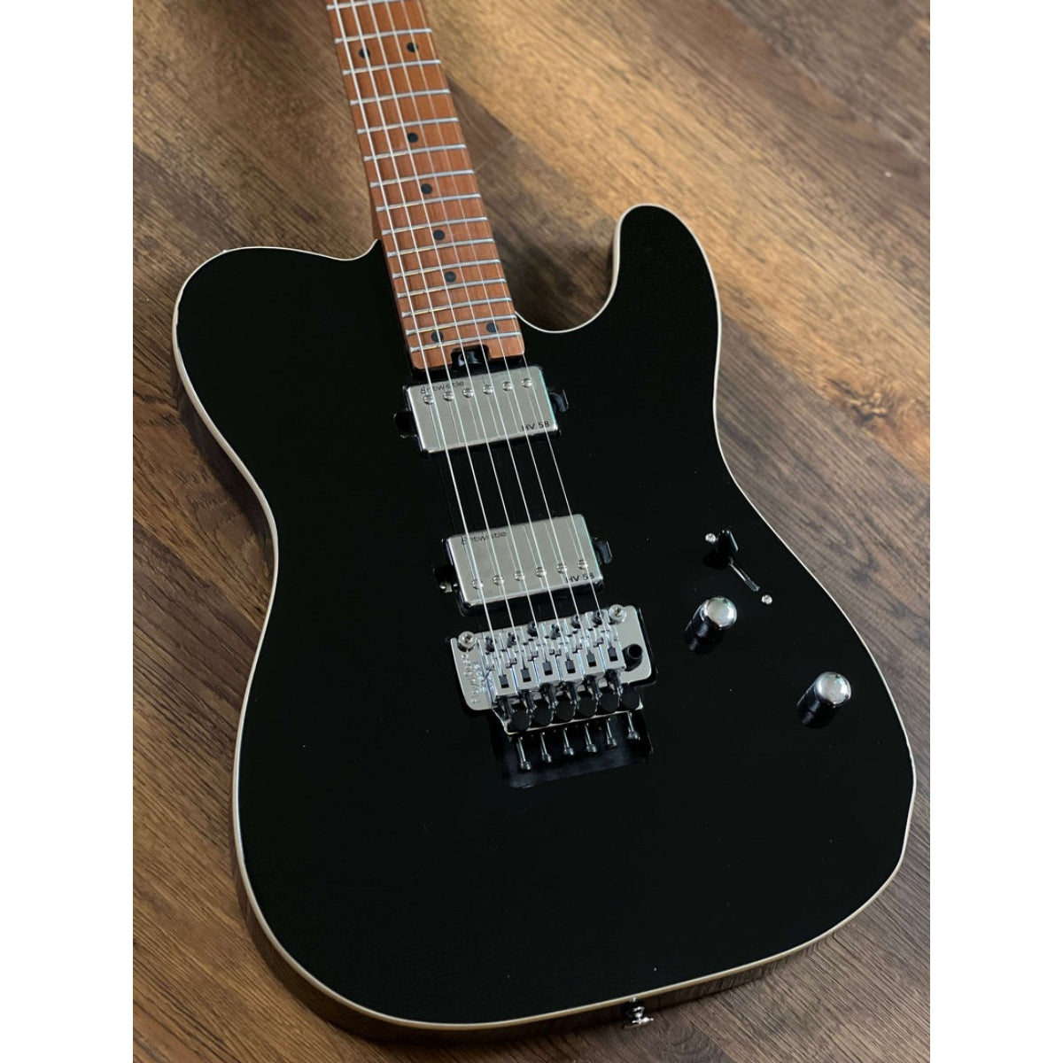 Đàn Guitar Điện Soloking MT1 Modern HH FR 24, Black Nafiri Special Run