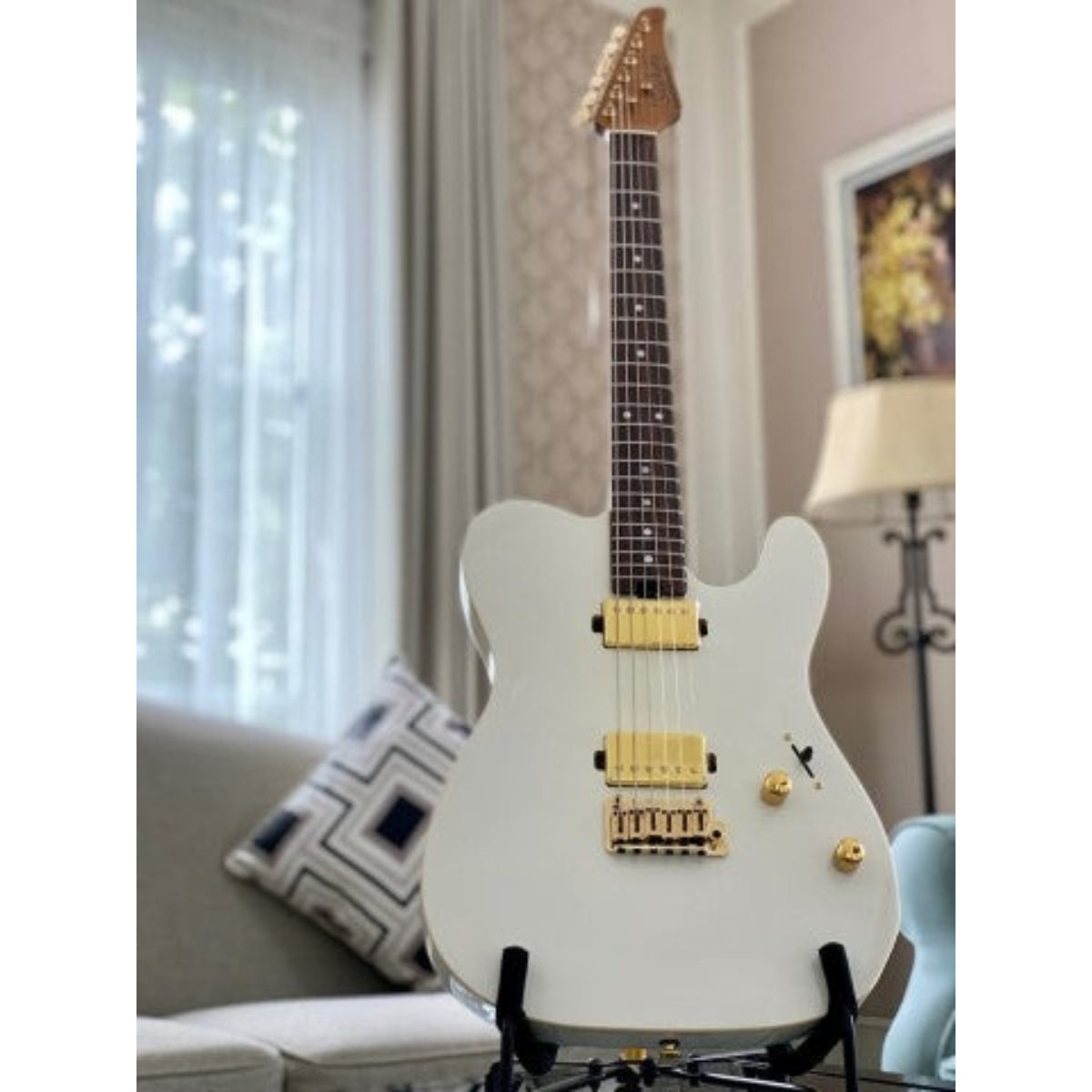 Đàn Guitar Điện Soloking MT1 Modern HH MKII, Gold Hardware, Pearl White Metallic