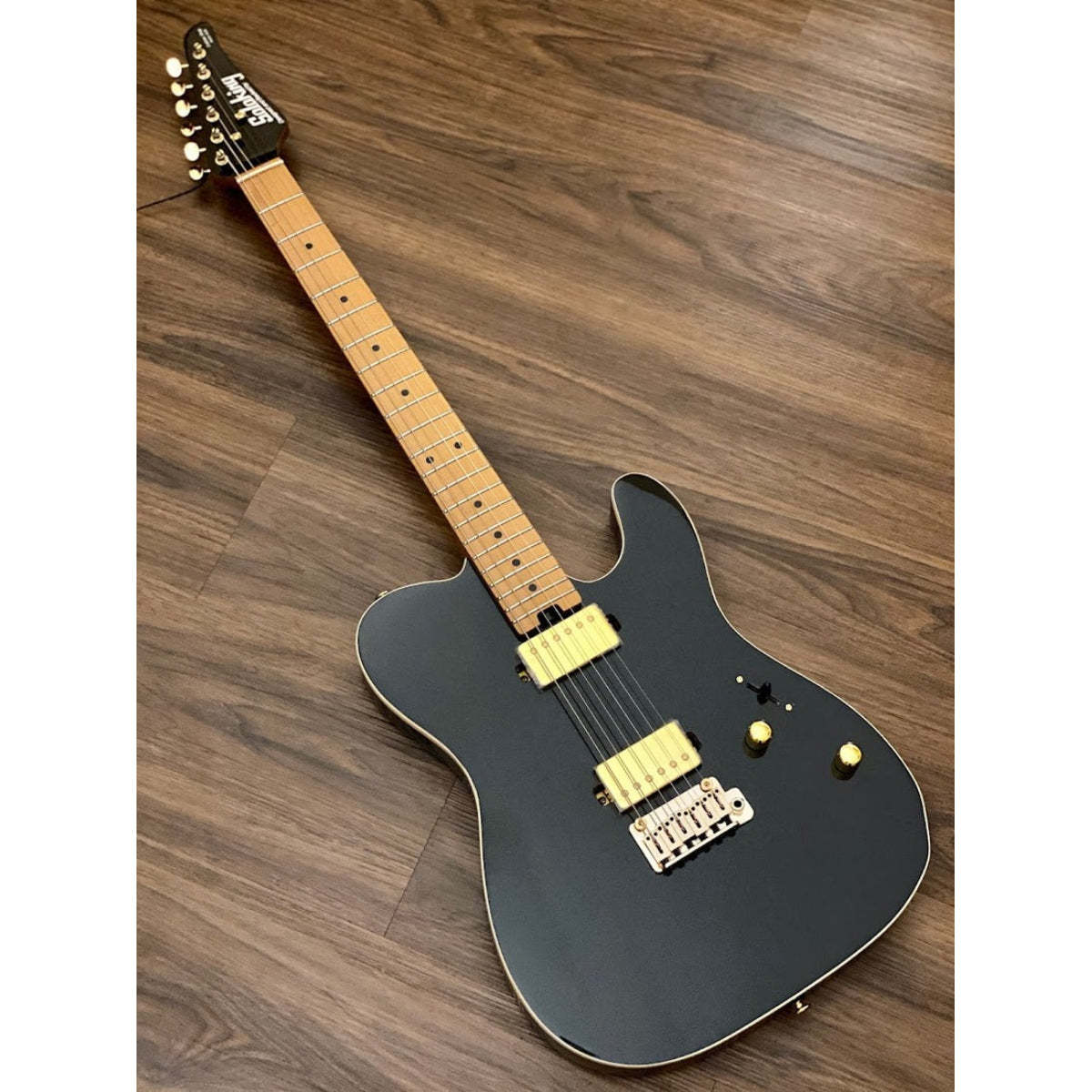 Đàn Guitar Điện Soloking MT1 Modern HH MKII, Roasted Neck, Gold Hardware, Black Beauty