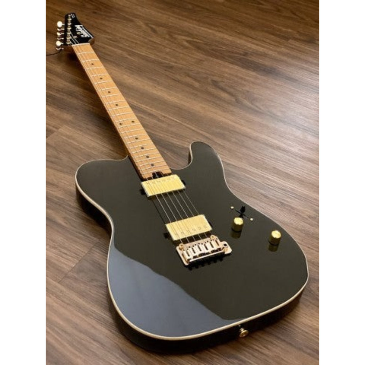 Đàn Guitar Điện Soloking MT1 Modern HH MKII, Roasted Neck, Gold Hardware, Black Beauty