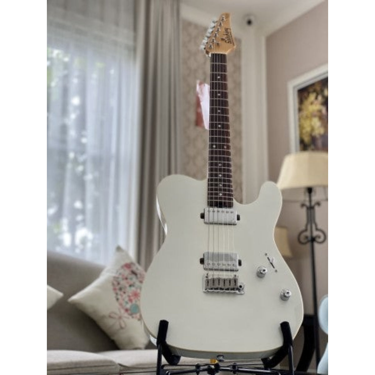 Đàn Guitar Điện Soloking MT1 Modern HH, Roasted Neck, Pearl White Metallic