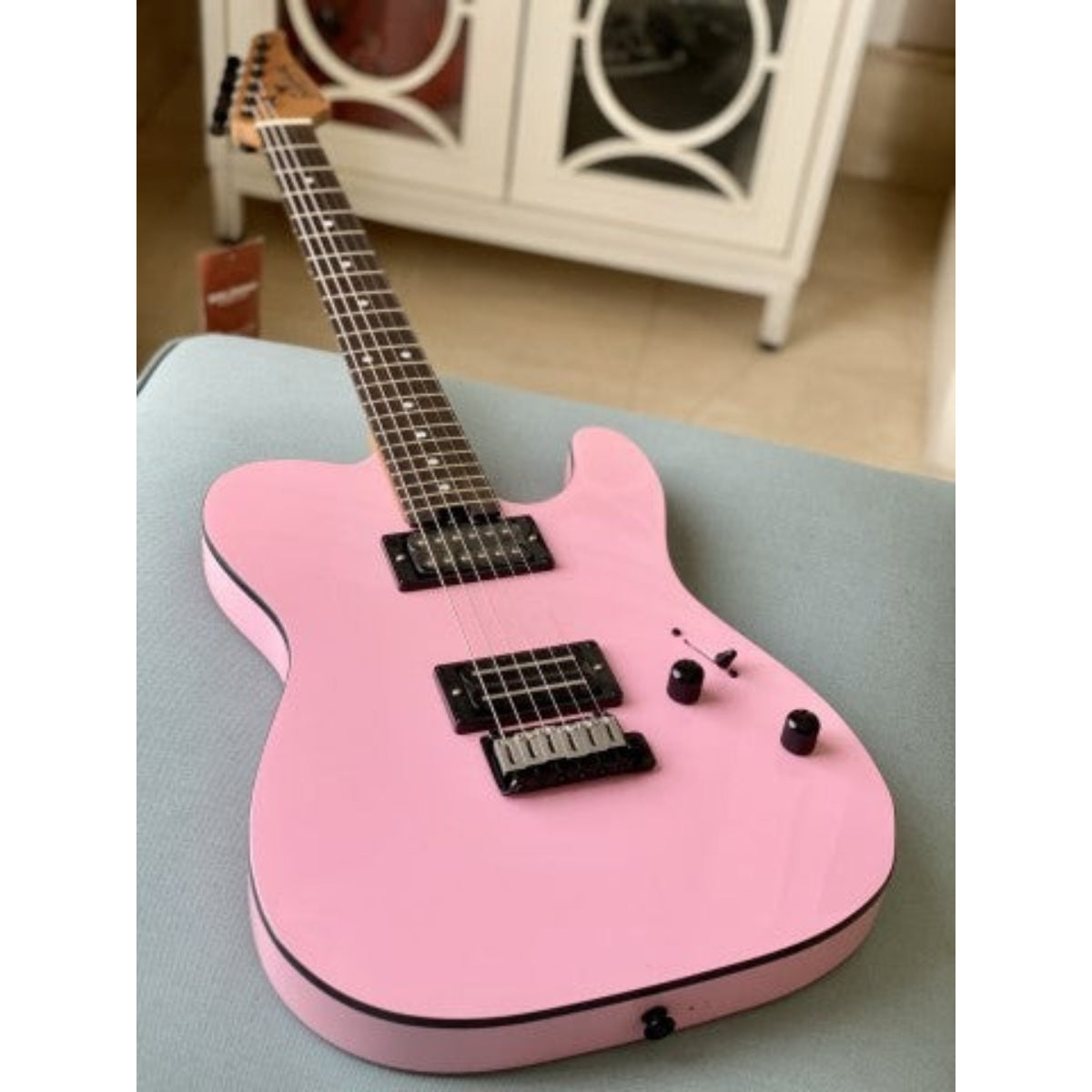 Đàn Guitar Điện Soloking MT1 Modern, Roasted Neck, Rosewood FB, Shell Pink