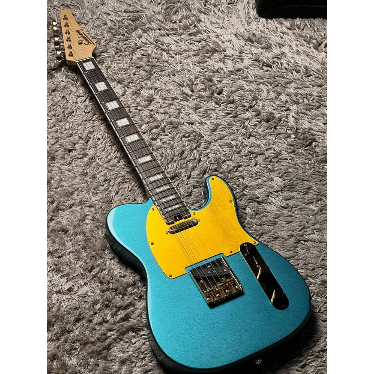 Đàn Guitar Điện Soloking MT1 Vintage Deluxe, Bluish Green, Gold Hardware Nafiri Special Run
