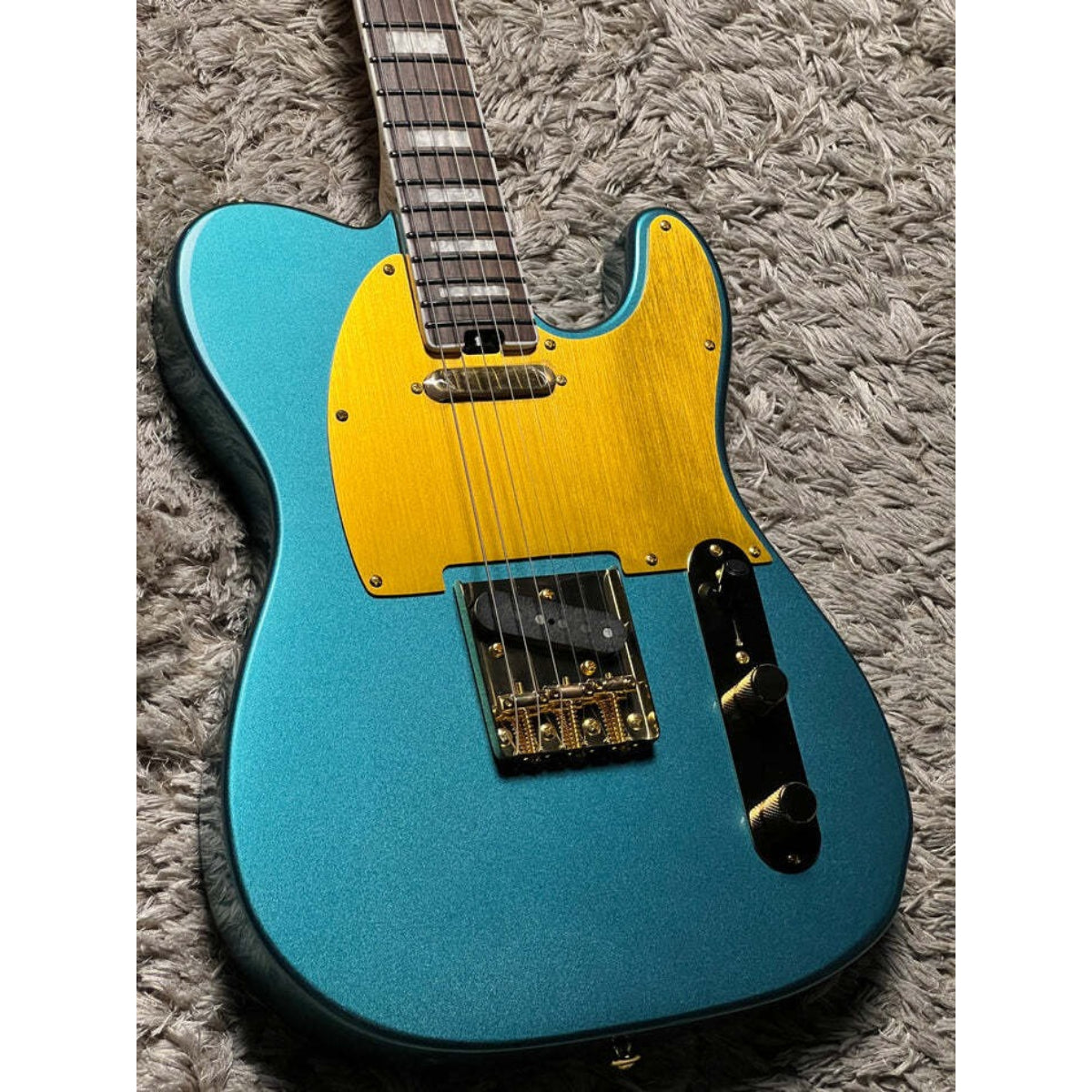 Đàn Guitar Điện Soloking MT1 Vintage Deluxe, Gold Hardware, Bluish Green Nafiri Special Run