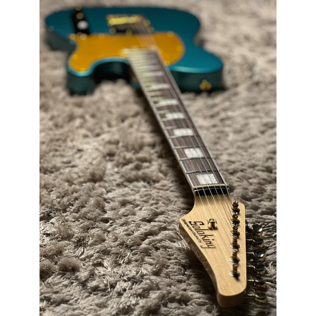 Đàn Guitar Điện Soloking MT1 Vintage Deluxe, Gold Hardware, Bluish Green Nafiri Special Run