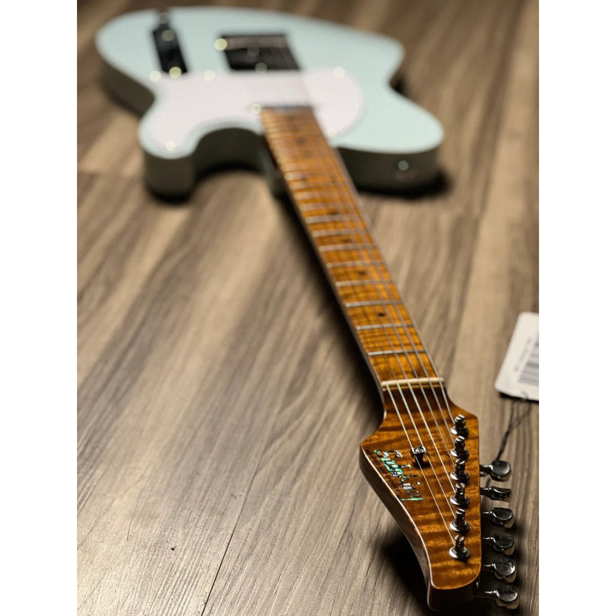 Đàn Guitar Điện Soloking MT1 Vintage FMN, Roasted Flame Maple Neck, Faded Sonic Blue Nafiri Special Run