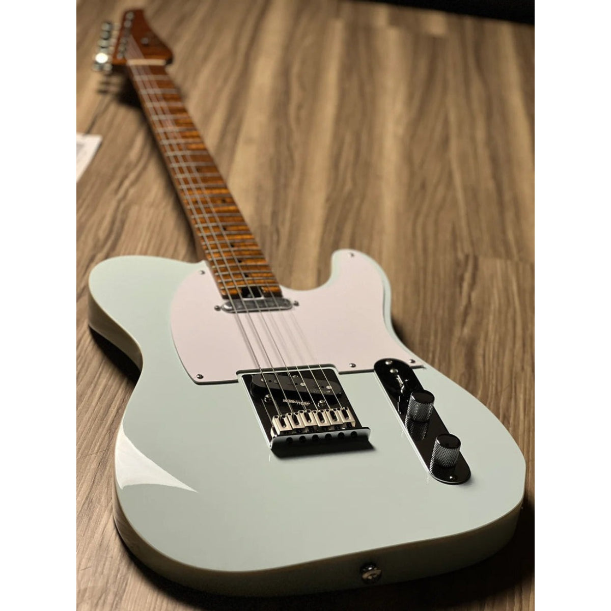 Đàn Guitar Điện Soloking MT1 Vintage FMN, Roasted Flame Maple Neck, Faded Sonic Blue Nafiri Special Run