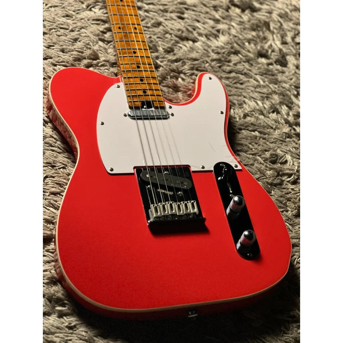 Đàn Guitar Điện Soloking MT1 Vintage FMN, Roasted Flame Maple Neck, Fiesta Red Nafiri Special Run
