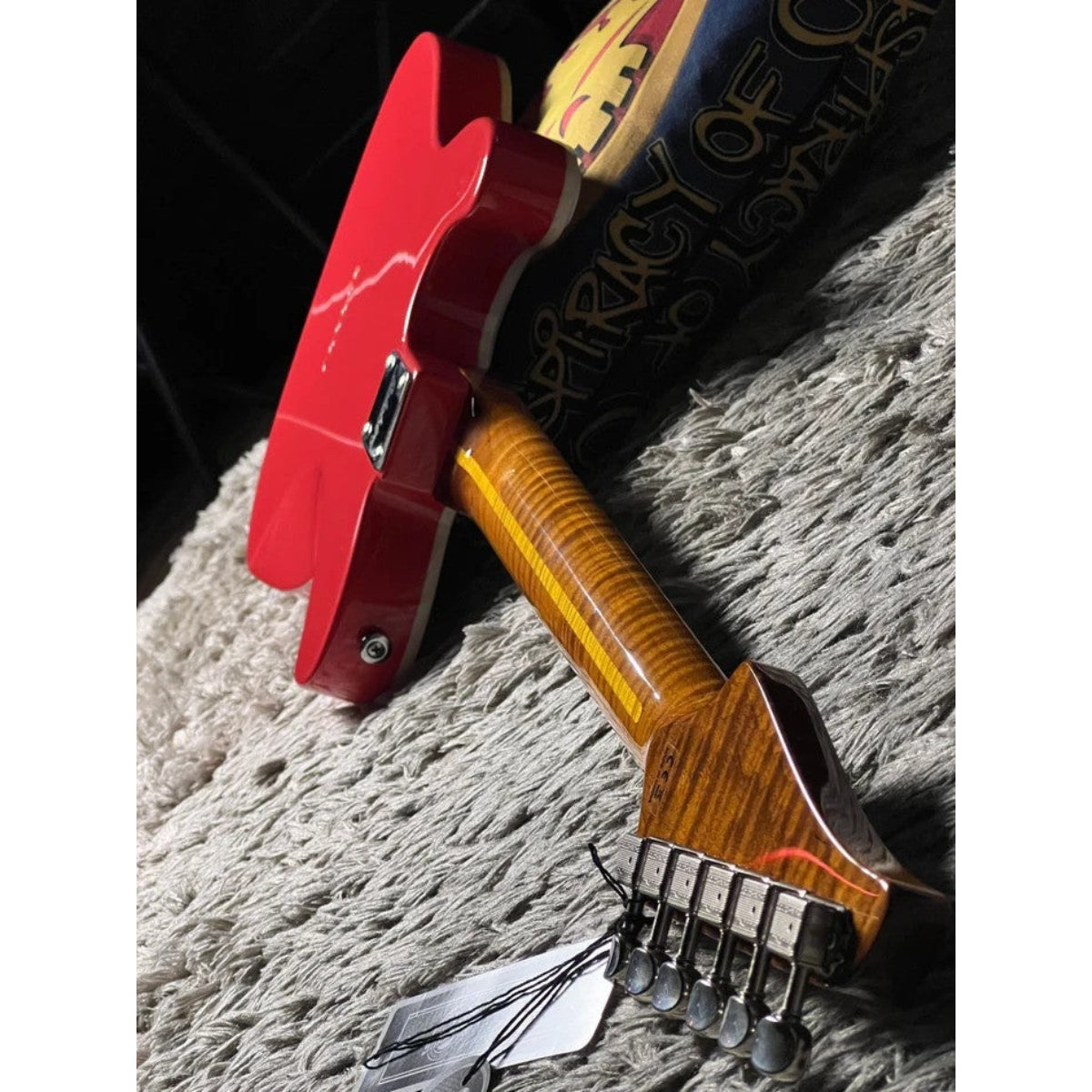 Đàn Guitar Điện Soloking MT1 Vintage FMN, Roasted Flame Maple Neck, Fiesta Red Nafiri Special Run