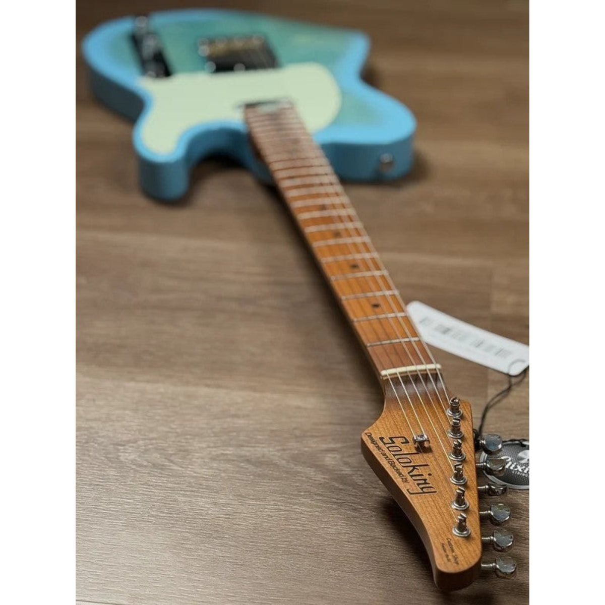 Đàn Guitar Điện Soloking MT1 Vintage FMT, Rosewood FB, 5A Flame Top, Celeste Blue Nafiri Special Run