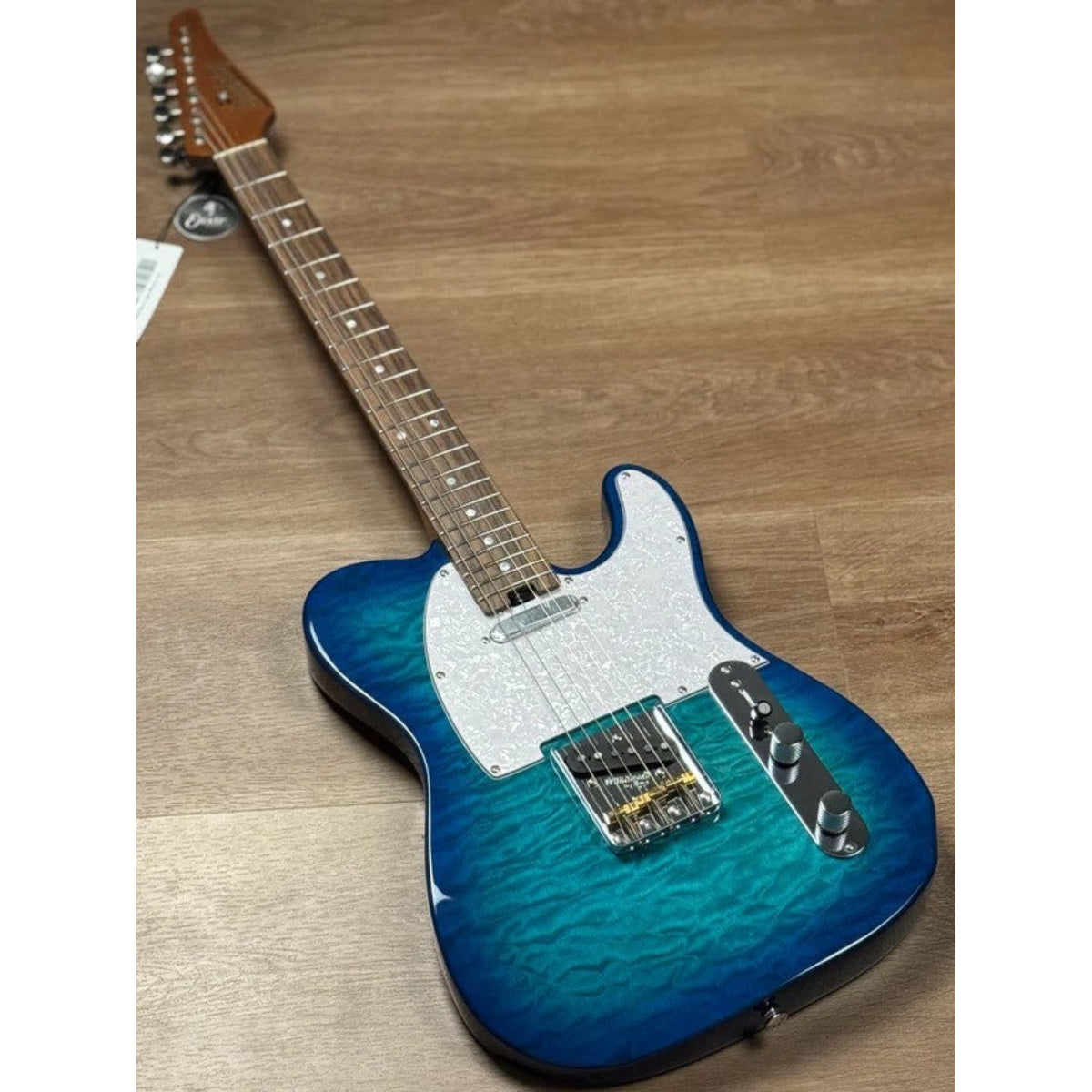 Đàn Guitar Điện Soloking MT1 Vintage Quilt, Rosewood FB, Aquamarine Nafiri Special Run