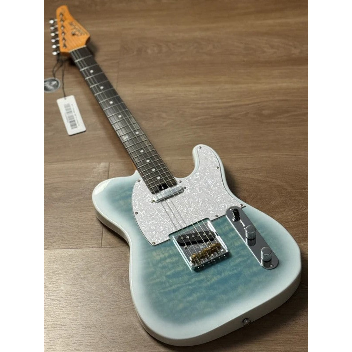 Đàn Guitar Điện Soloking MT1 Vintage Quilt, Rosewood FB, Larimar Nafiri Special Run