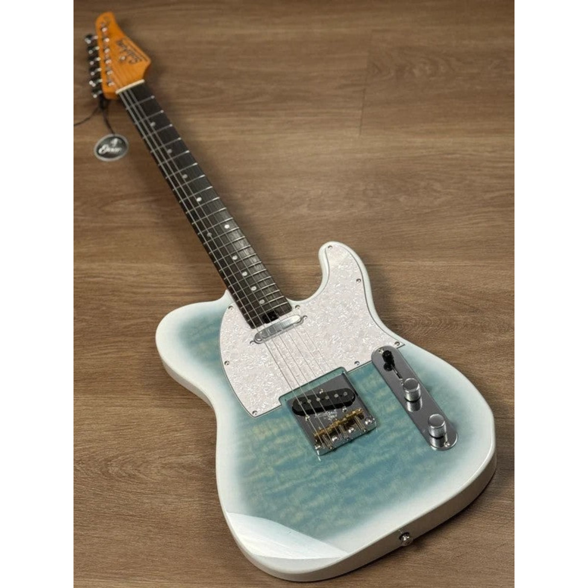 Đàn Guitar Điện Soloking MT1 Vintage Quilt, Rosewood FB, Larimar Nafiri Special Run