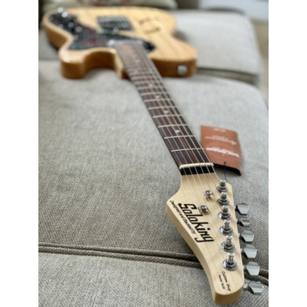 Đàn Guitar Điện Soloking S313 Thinline, Natural
