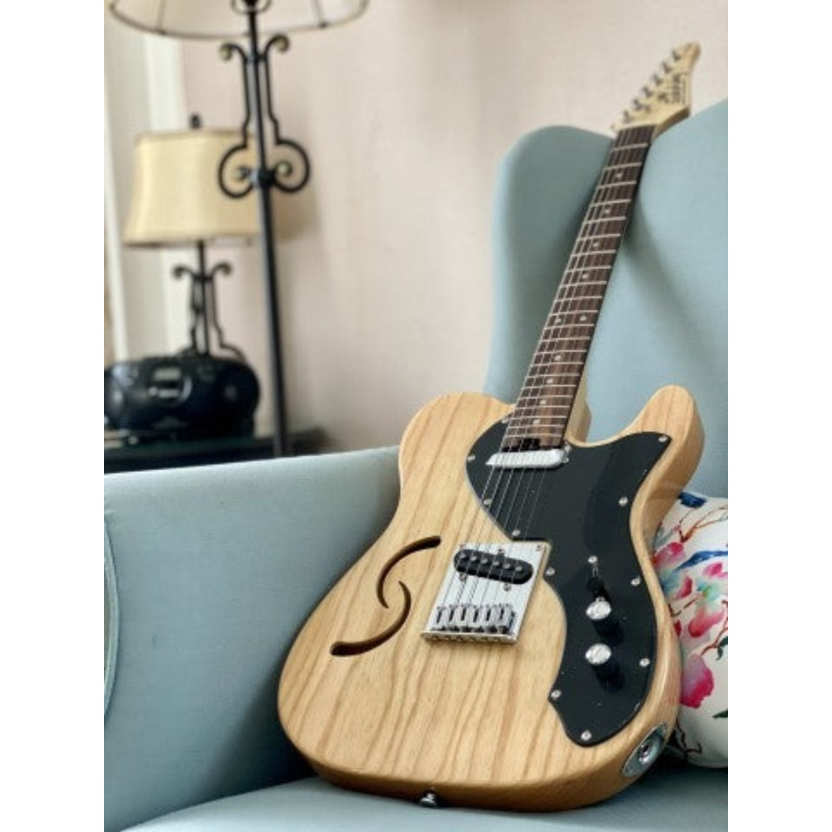 Đàn Guitar Điện Soloking S313 Thinline, Natural