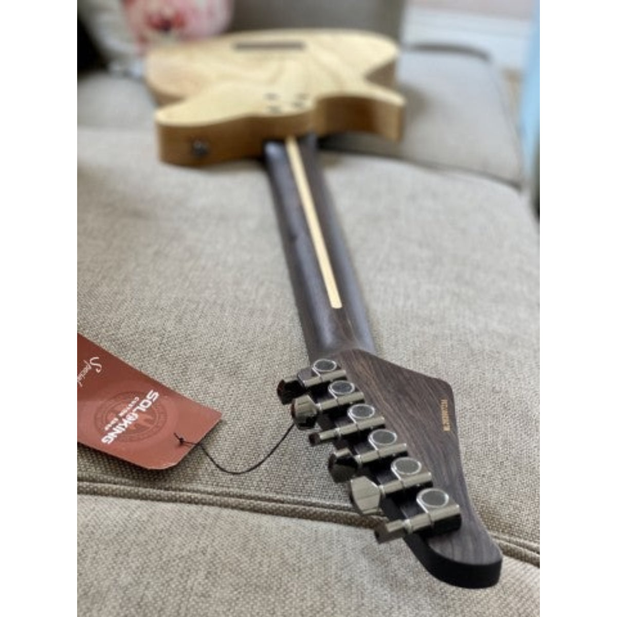 Đàn Guitar Điện Soloking S408, One Piece Rosewood Neck, American Ash Body, Natural