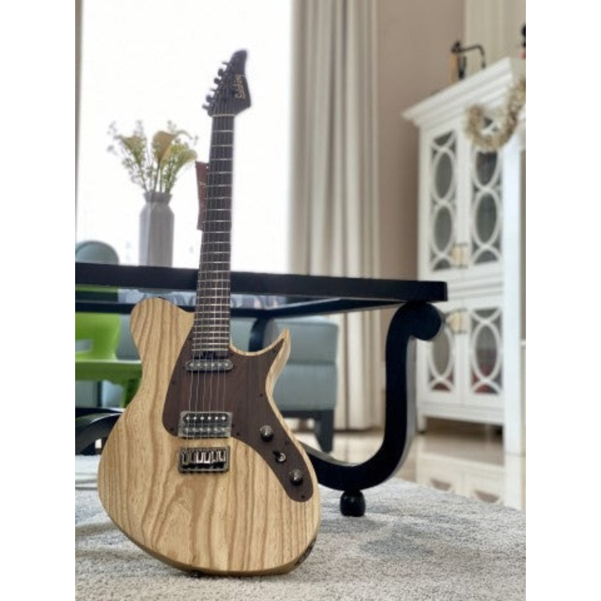 Đàn Guitar Điện Soloking S408, One Piece Rosewood Neck, American Ash Body, Natural
