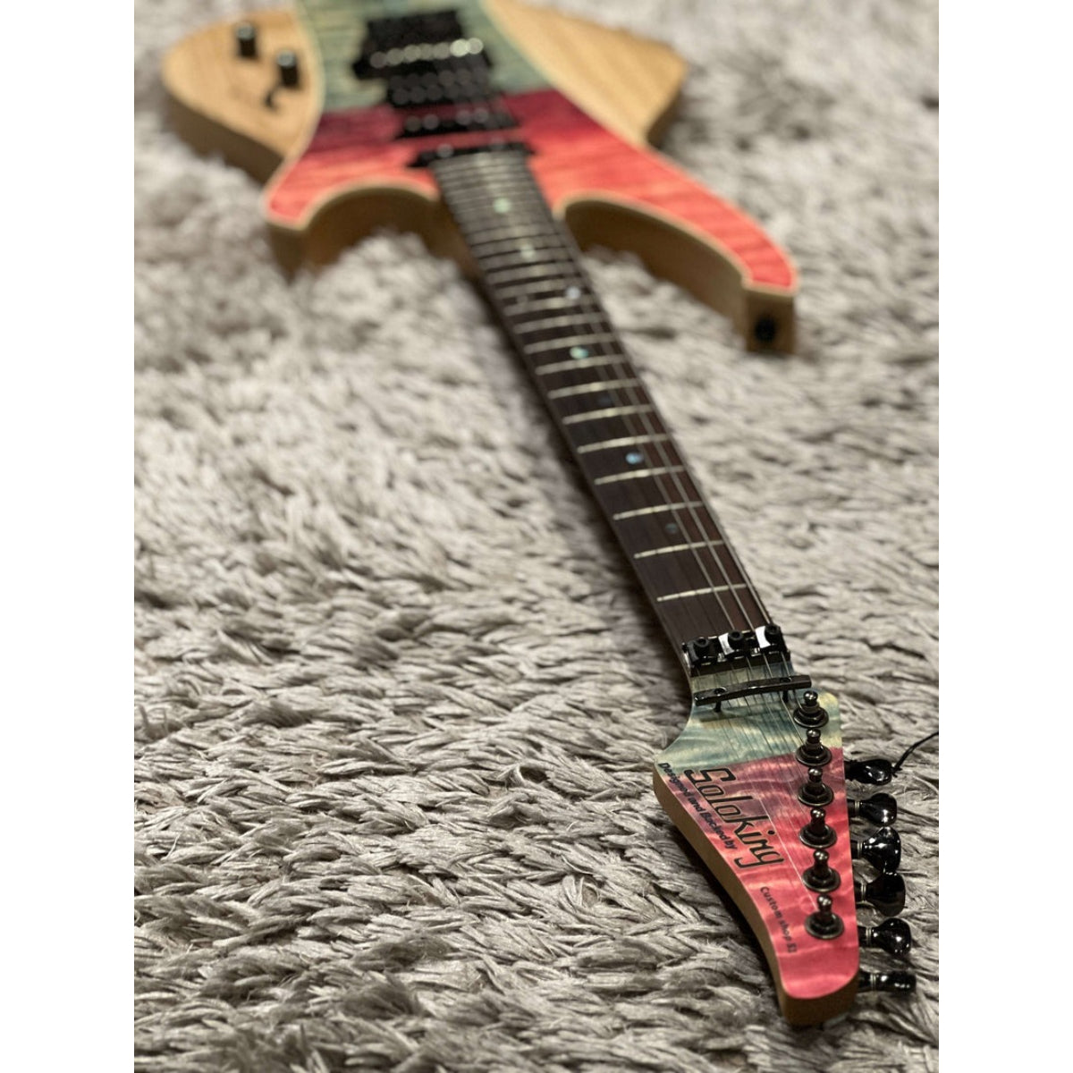 Đàn Guitar Điện Soloking S508Q FR, Bahama Ocean Sunset