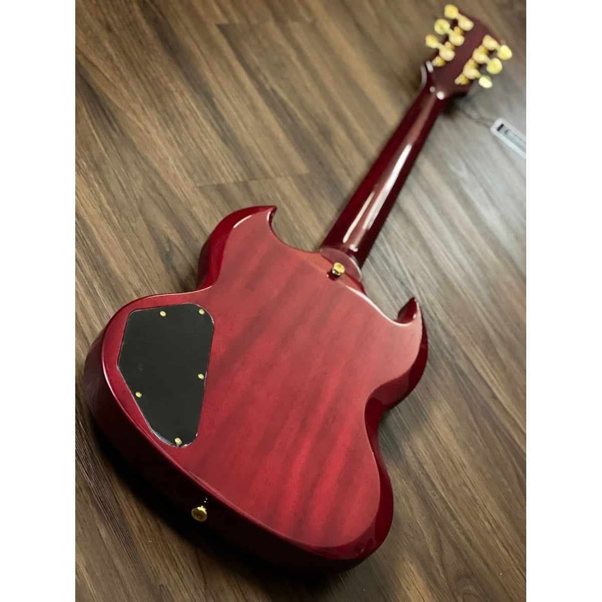 Đàn Guitar Điện Soloking SG60, Gold Hardware, Transparent Red Cherry