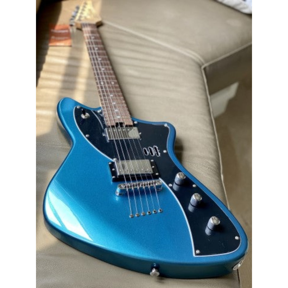 Đàn Guitar Điện Soloking SJT200, Lake Placid Blue