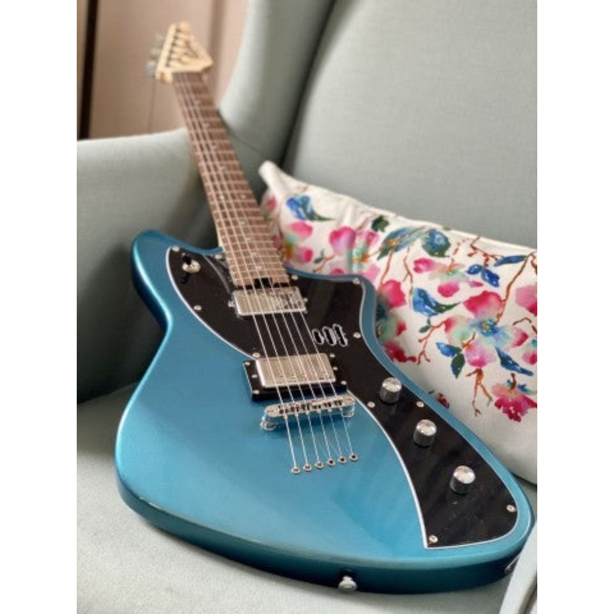 Đàn Guitar Điện Soloking SJT200, Lake Placid Blue