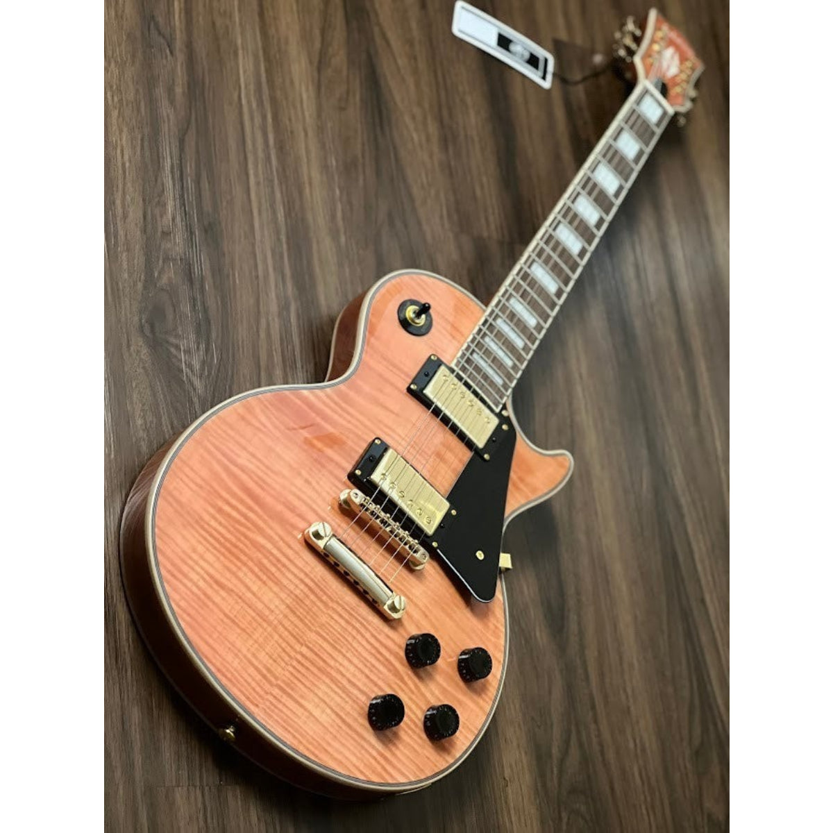 Đàn Guitar Điện Soloking SLC60FM, Gold Hardware, Trans Pink