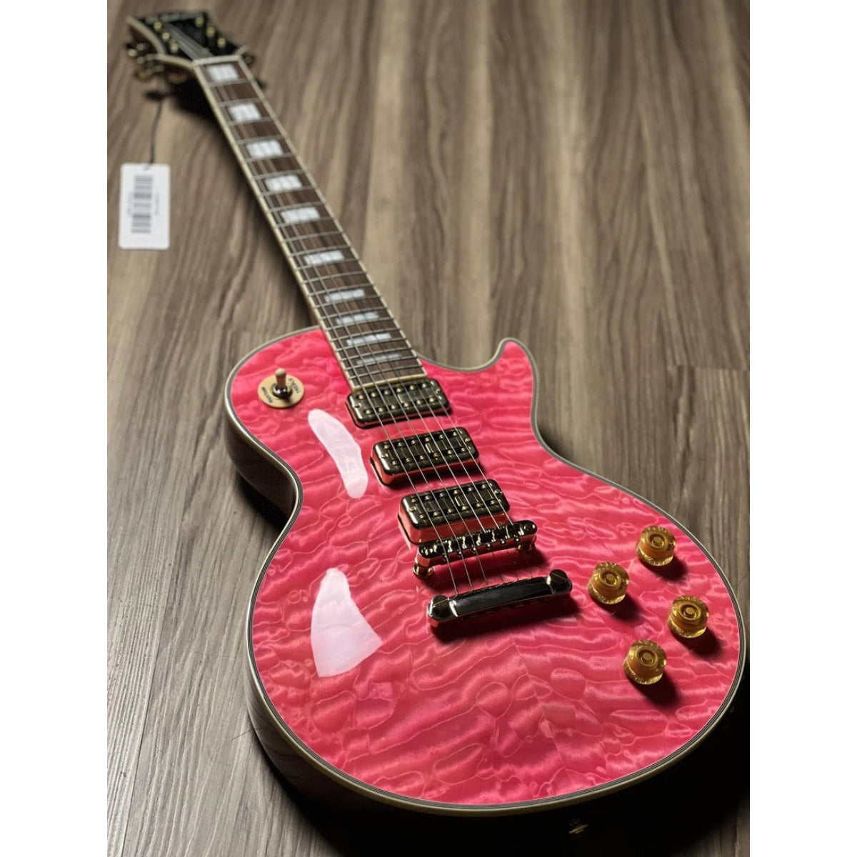 Đàn Guitar Điện Soloking SLC60 T3 FM, 5A Quilt Top, Trans Pink