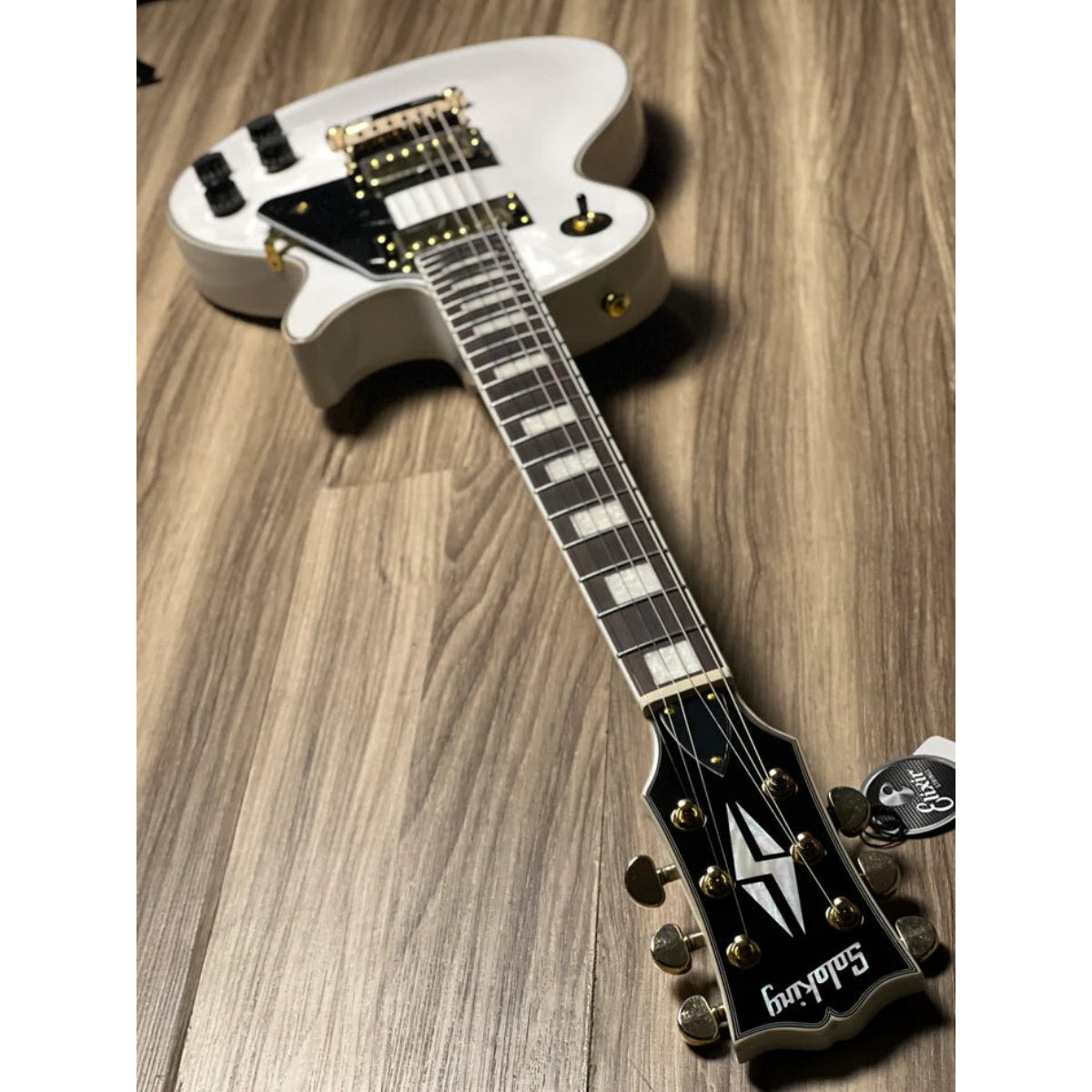 Đàn Guitar Điện Soloking SLC60, Gold Hardware, Alpine White