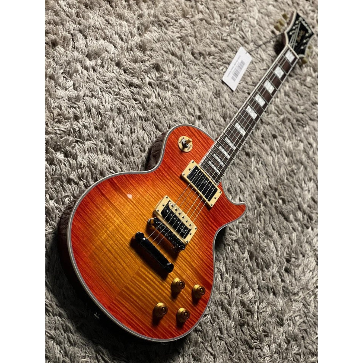 Đàn Guitar Điện Soloking SLS50FM Deluxe, 5A Flame Top, Cherry Sunburst