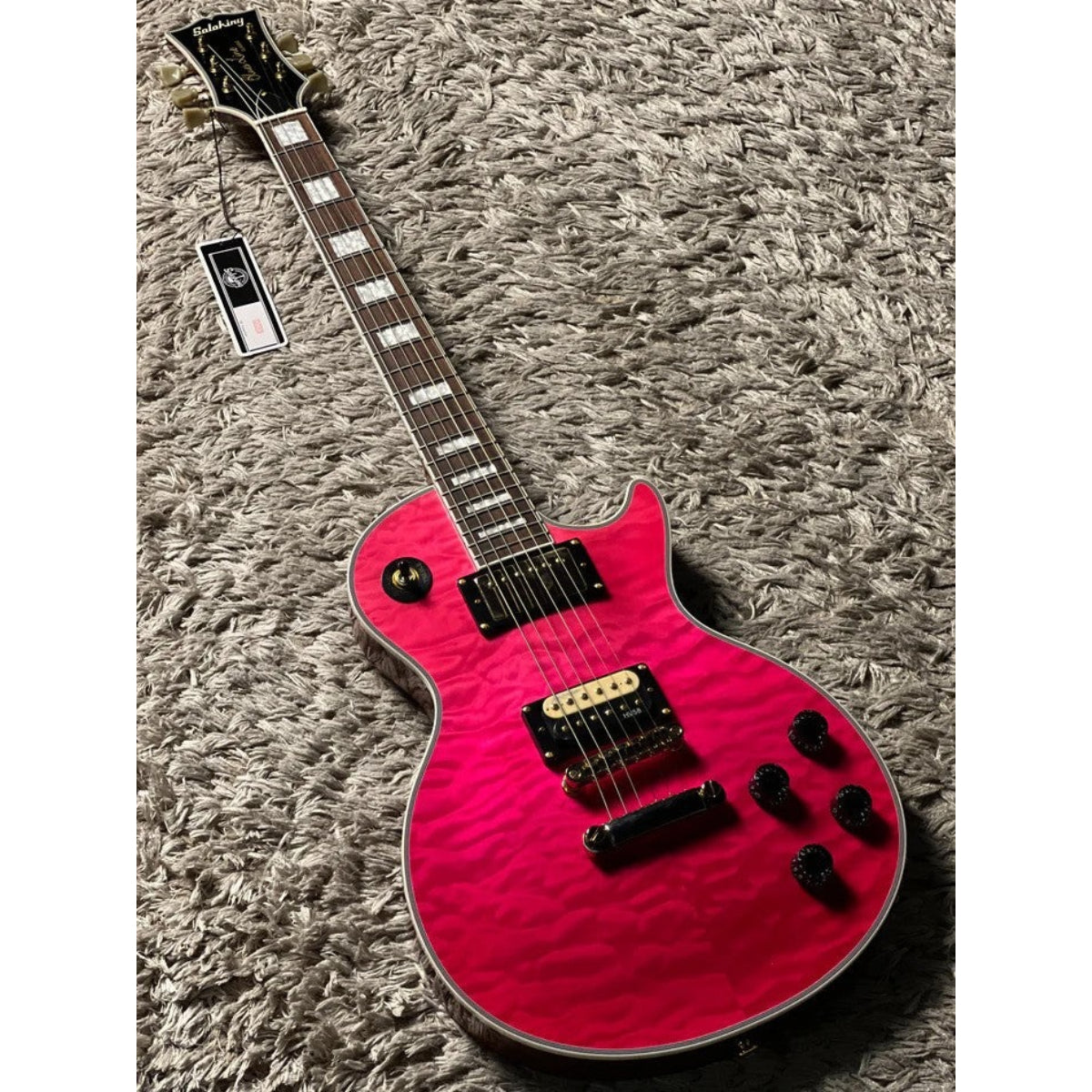 Đàn Guitar Điện Soloking SLS50QM Deluxe, 5A Quilt Top, Sunset Fade