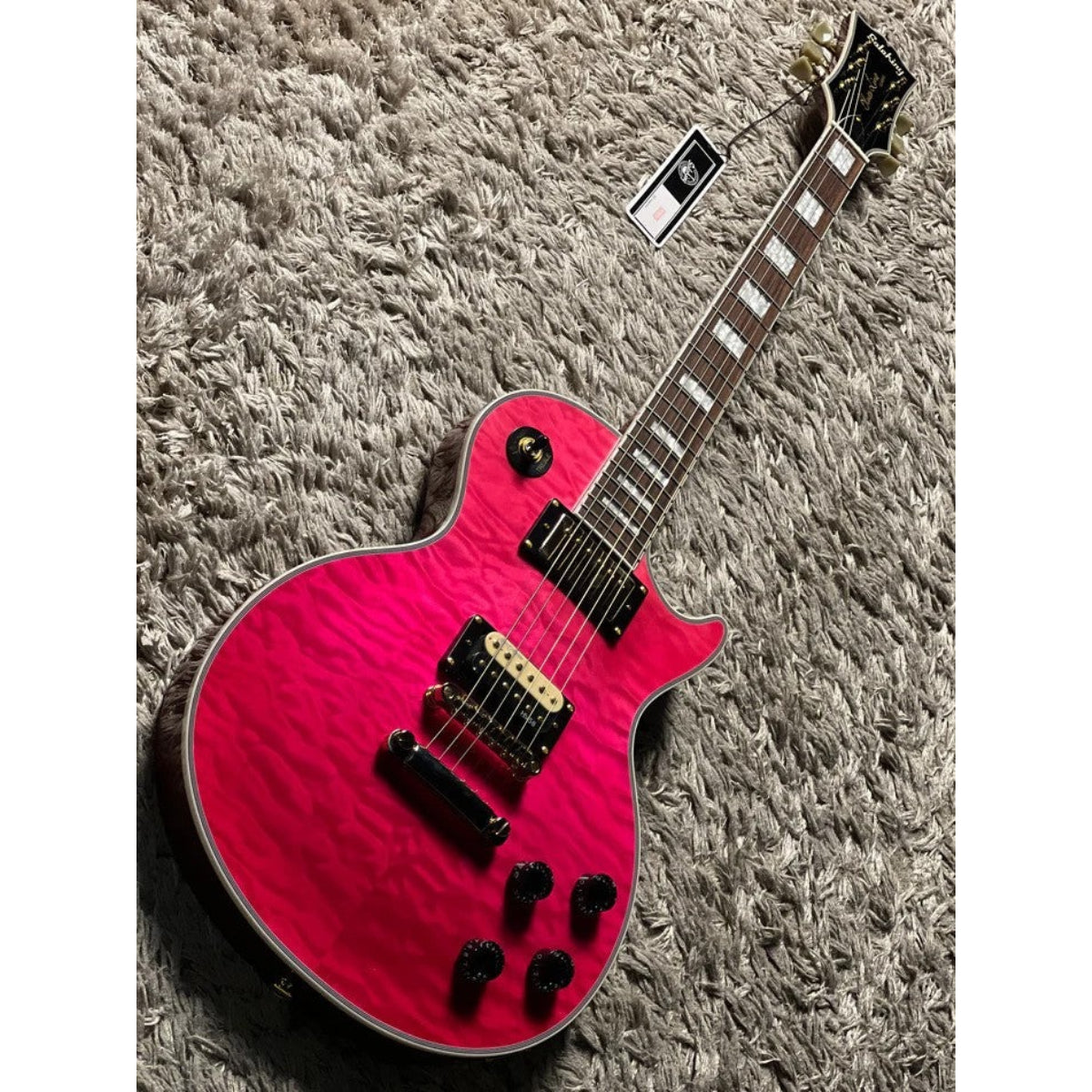 Đàn Guitar Điện Soloking SLS50QM Deluxe, 5A Quilt Top, Sunset Fade