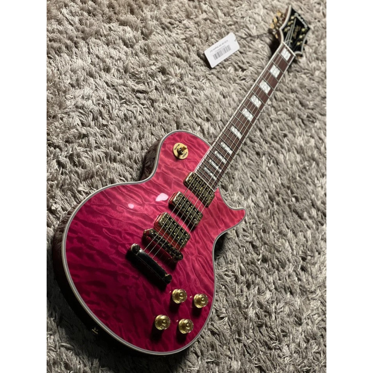 Đàn Guitar Điện Soloking SLS50QM T3, 5A Quilt Top, Magenta Surf