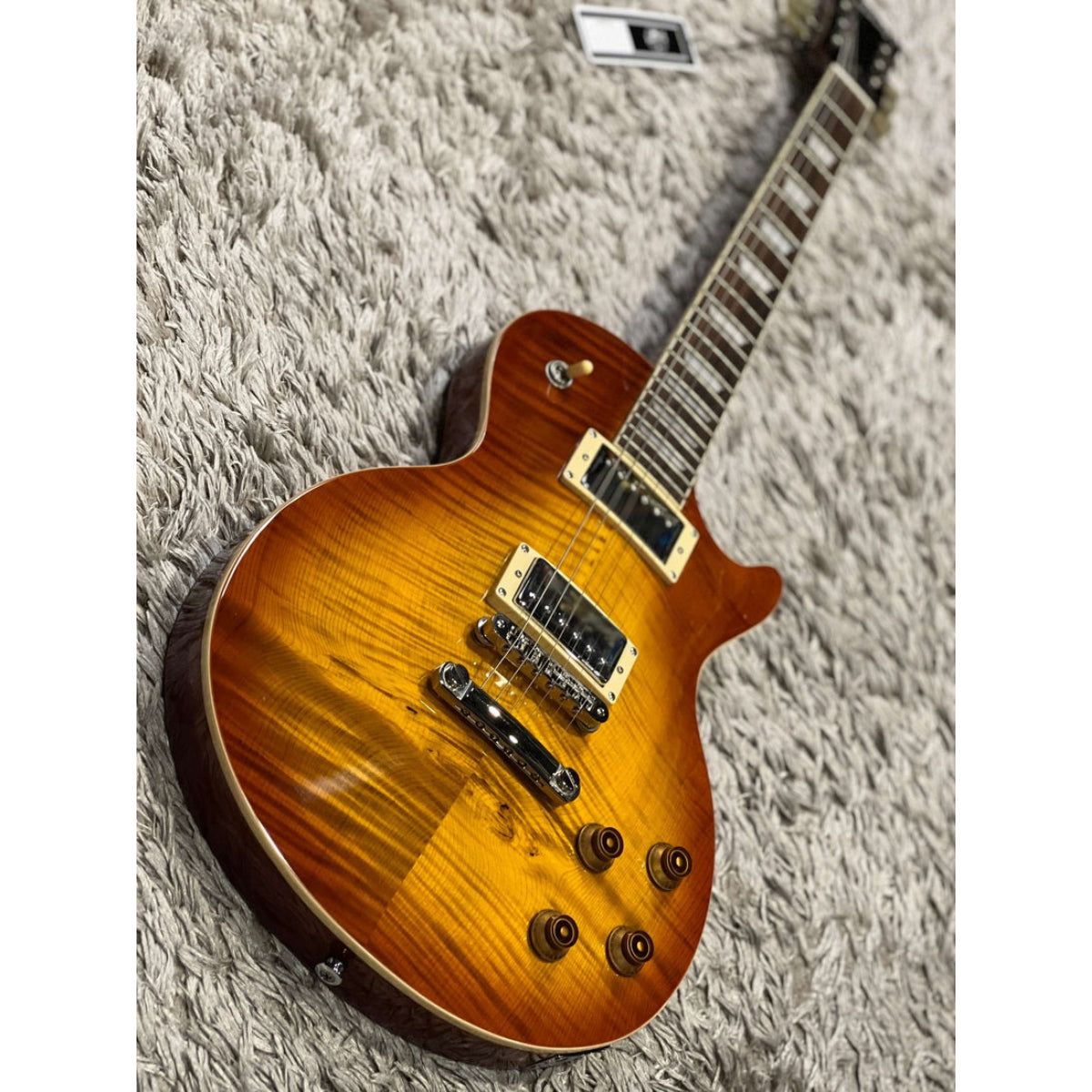 Đàn Guitar Điện Soloking SLS60FM Deluxe, Honeyburst