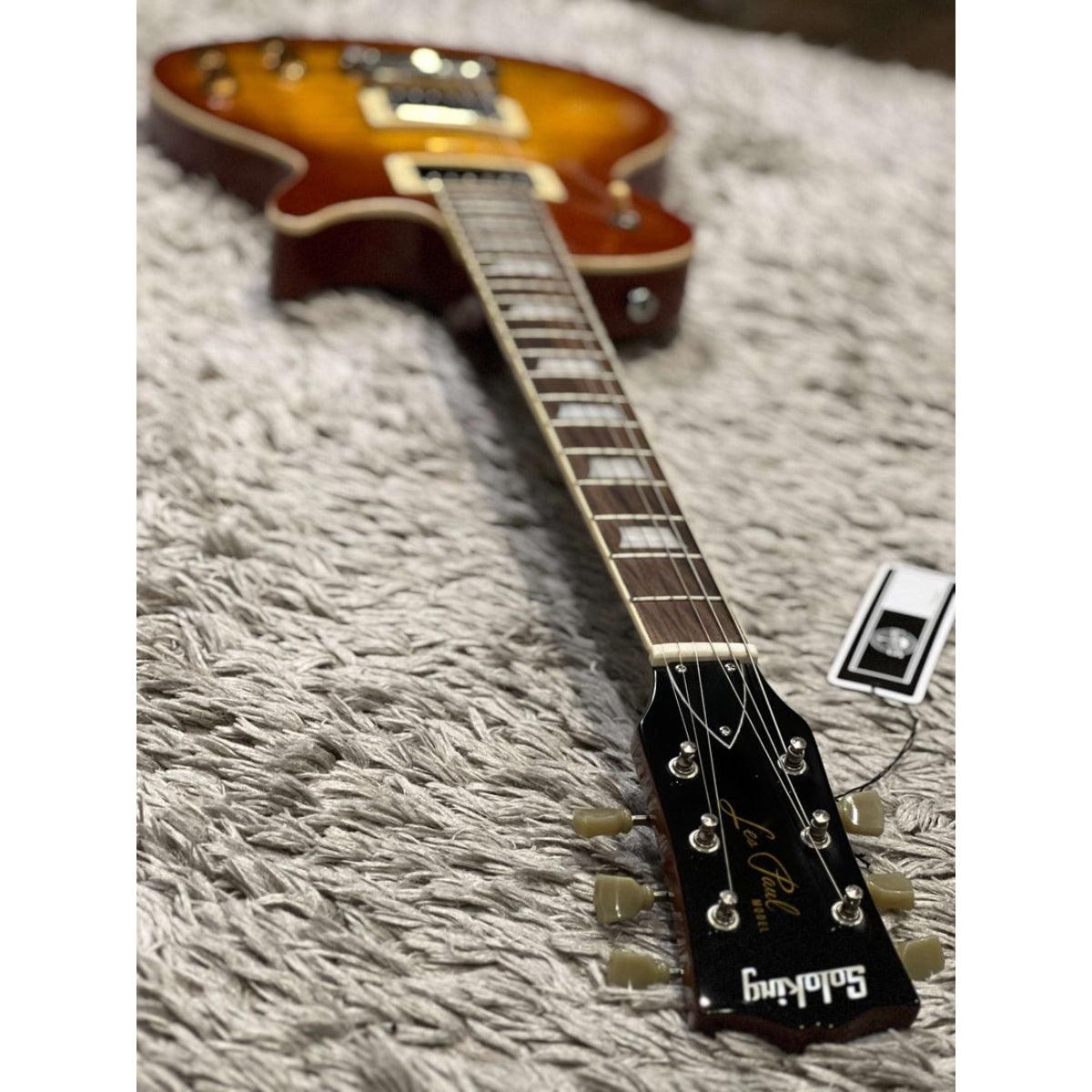Đàn Guitar Điện Soloking SLS60FM Deluxe, Honeyburst
